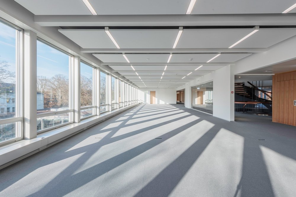 AXA Winterthur, Grossraumbüro mit Deckensegeln